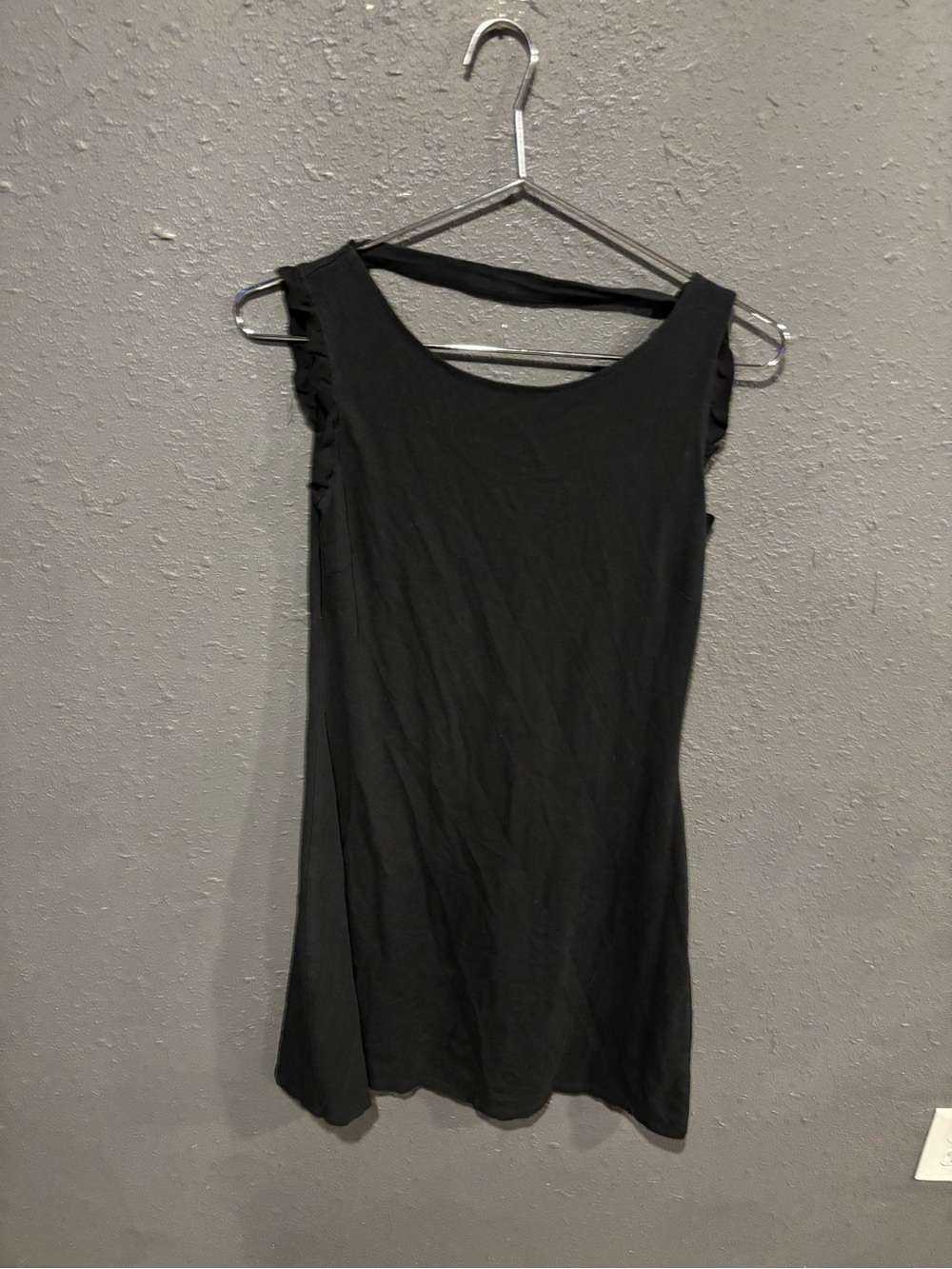 vfish Classic Black Sleeveless Mini Dress